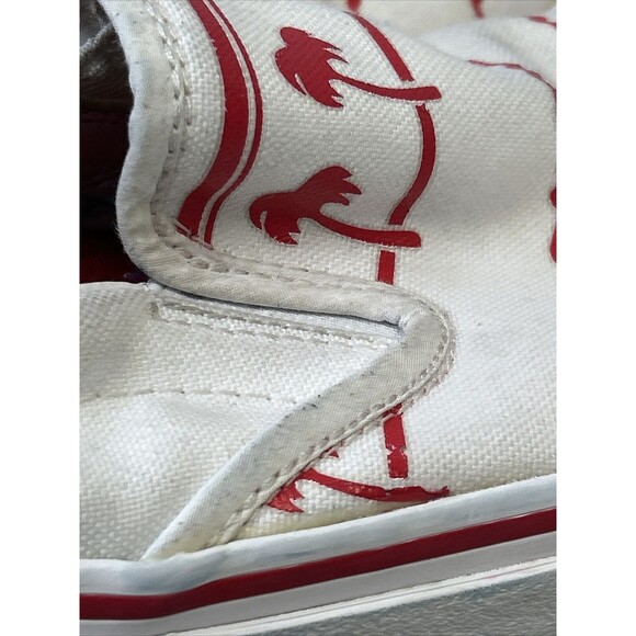 In-N-Out Burger Slip On Canvas Shoes Mens US 7 UK 6 White and Red Palm Trees - Picture 9 of 16